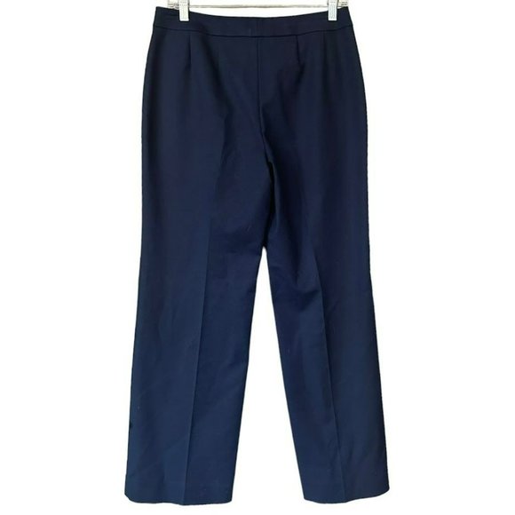 St. John Navy Blue Wide Leg Trouser‎ Dress Pants Womens 6 - Picture 2 of 6